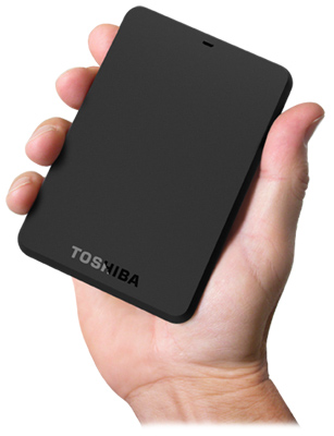 HD externo 750GB Toshiba Canvio Basics preto USB3