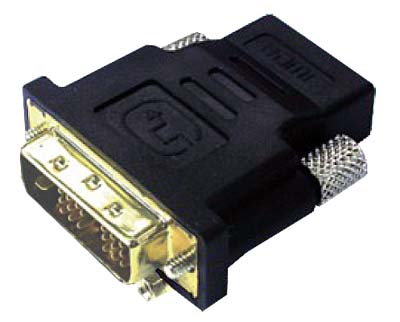 Adaptador DVI macho p/ HDMI fmea, Tblack 90065 p/ mon