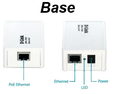 Adaptador PoE D-Link DWL-P200 5V ou 12V base e terminal