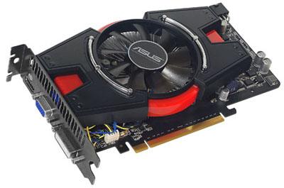 Placa v�deo Asus Geforce GTX550TI 1GB DDR5 VGA DVI HDMI