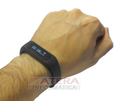 Pulseira Bluetooth Multilaser c/ monitor de atividade