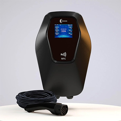 Carregador Veicular Coletek EV-07KW 7KW tipo 2 CLK c/ NFC BYD GWM