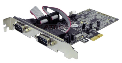 Placa serial PCIe 4 portas FlexPort F2141E4 perfil alto