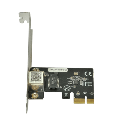 Placa rede PCI-e FlexPort F2712CH gigabit perfil duplo