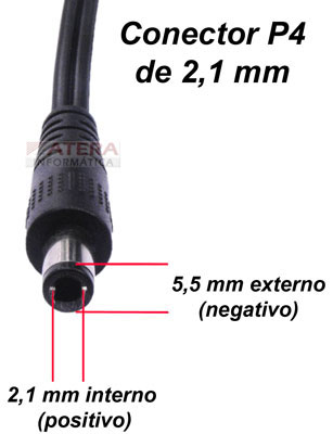 Fonte p/ cmera de CFTV MCM FON1059-RS3 12V 1A P4 2,1mm