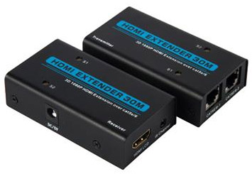 Extensor HDMI amplificado FlexPort at 30m p/ cabo UTP 