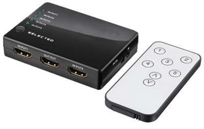 Switch chaveador HDMI c/ 5 entradas X 1 sada Flexport