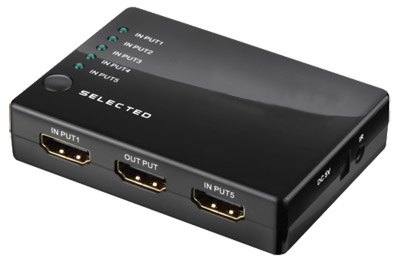 Switch chaveador HDMI c/ 5 entradas X 1 sada Flexport