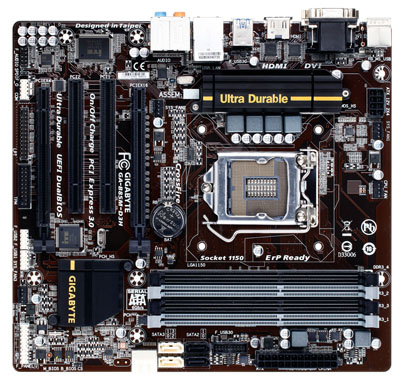 Placa me Gigabyte GA-B85M-D3H, Intel LGA-1150 3 videos