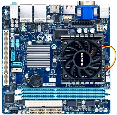 Placa me mini-ITX Gigabyte GA-C847N c/ Celeron C847 DC