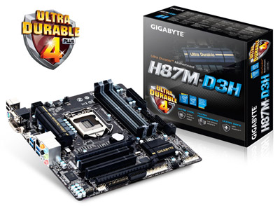 Placa me Gigabyte GA-H87M-D3H LGA-1150 c/ VGA DVI HDMI