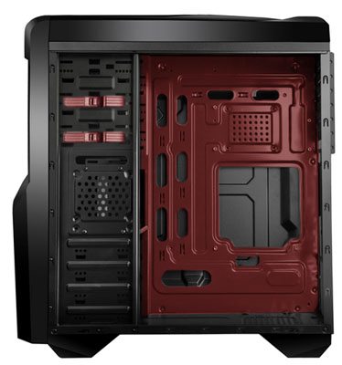 Gabinete Torre Multilaser GA133 Gamer Cyborg M3T4L W4R