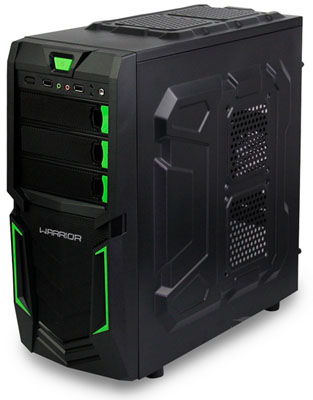 Gabinete PC Gamer Multilaser GA139 Warrior sem fonte