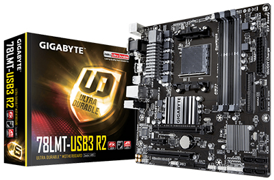 Placa me Gigabyte GA-78LMT-USB3 AMD AM3+ VGA HDMI DVI