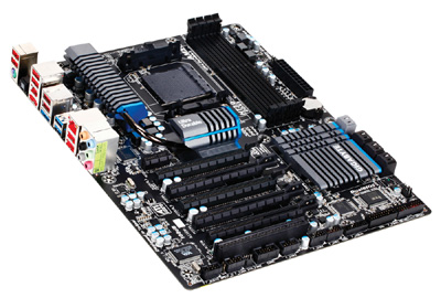 Placa me Gigabyte GA-990FXA-UD5, p/ AMD soquete AM3+