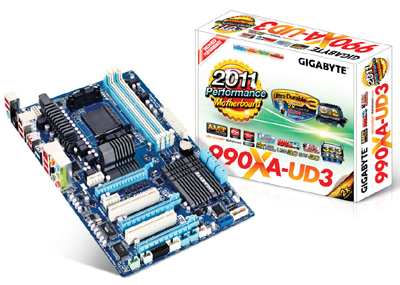 Placa me Gigabyte GA-990XA-UD3, p/ AMD soquete AM3+