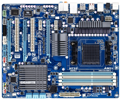 Placa me Gigabyte GA-990XA-UD3, p/ AMD soquete AM3+