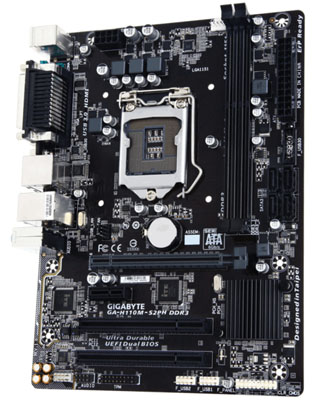 Placa me Gigabyte GA-H110M-S2PH DDR3 LGA-1151 DVI VGA