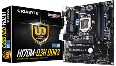 Placa me Gigabyte GA-H170M-D3H DDR4 LGA1151 HDMI DP VG