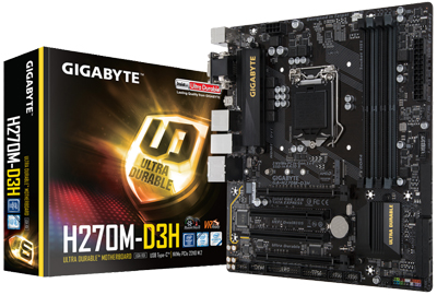 Placa me Gigabyte GA-H270M-D3H LGA-1151 DDR4 USB3