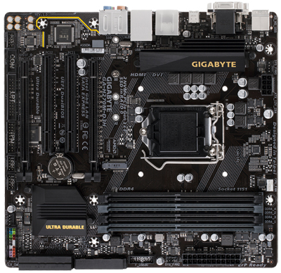 Placa me Gigabyte GA-H270M-D3H LGA-1151 DDR4 USB3