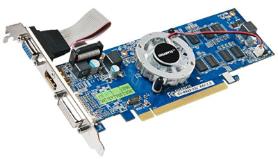 Placa v�deo Radeon Gigabyte HD6450 1GBDDR3 VGA HDMI DVI