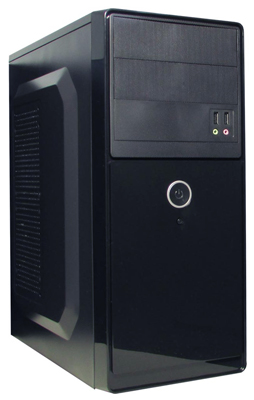 Gabinete micro ATX K-Mex GX-23T2 preto c/ fonte 200W