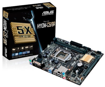 Placa me Asus H110M-CS/BR LGA1151 DDR4 USB3 VGA