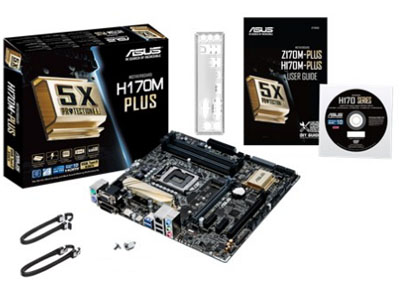 Placa me Asus H170M-PLUS/BR LGA-1151 DDR4 VGA DVI HDMI