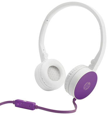 Headset c/ microfone HP H2800 Roxo, P2 c/ ajuste udio