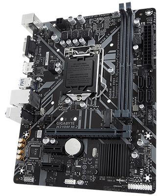 Placa me Gigabyte H310M M.2 LGA-1151 DDR4 c/ M.2 USB31