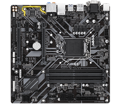 Placa me Gigabyte H370M DS3H LGA1151 DVI HDMI DP USB31