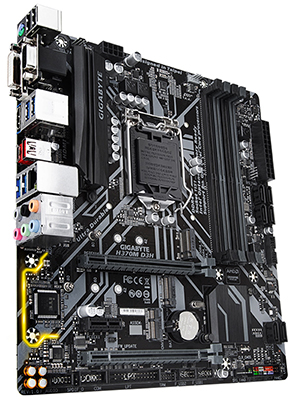 Placa me Gigabyte H370M D3H M-ATX LGA1151 8G CrossFire