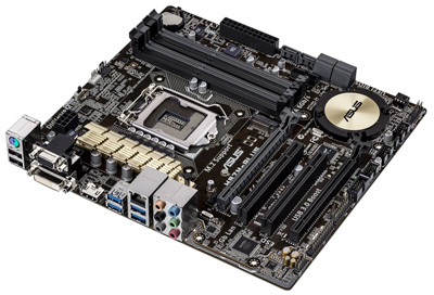 Placa me Asus H97M-PLUS p/ Intel LGA-1150 VGA DVI HDMI