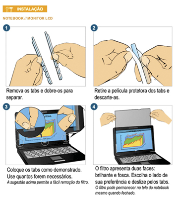 Filtro privacidade 15.0 pl. 3M p/ Macbook Pro 15 Retina