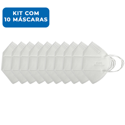 10 mscaras mdica proteo Resp. Multilaser N95 PFF2