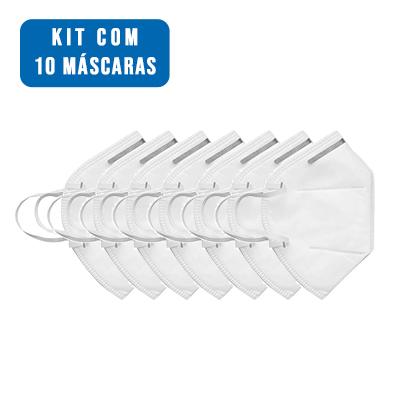 10 mscaras mdica proteo Resp. Multilaser KN95 PFF2