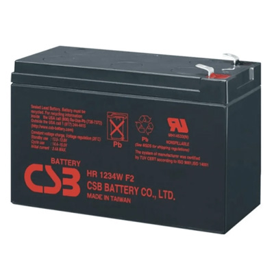 Bateria CSB HR 1234W-F2 12VDC 9Ah 34W longa vida 5 anos