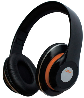 Headset e mic. Bluetooth OEX HS301 dobrvel c/ micro SD