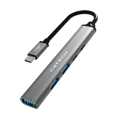 HUB USB tipo C C3Tech HU-P300SI 2USB2 1USB3 1USBC 1PD