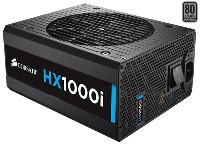 Fonte ATX 1000W p/ PC profissional, Corsair HX1000I