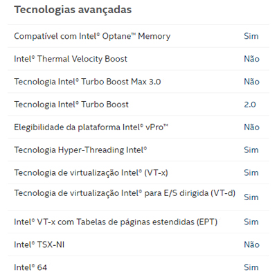 Processador Intel i5-10400F 2.9GHz 12MB LGA1200 10g