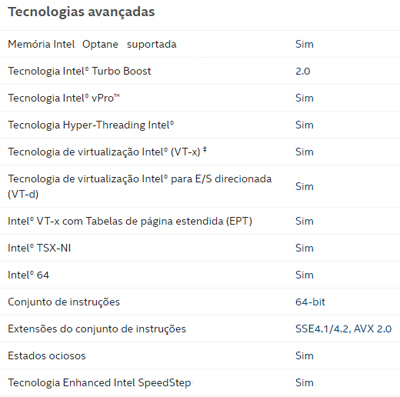 Processador intel i7-7700 3,6GHz 8MB cache LGA-1151 7G