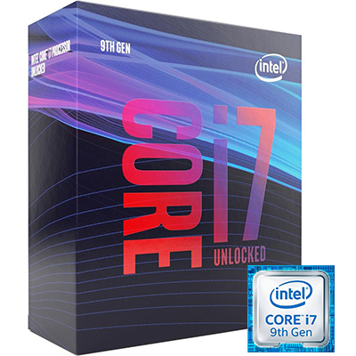 Processador Intel i7-9700 3/4.7GHz 12MB 9 ge c/ vdeo