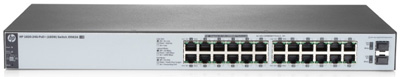 Switch HPE 1820-24G-PoE+ 185W 24 portas, 12 PoE, 2 SFP 