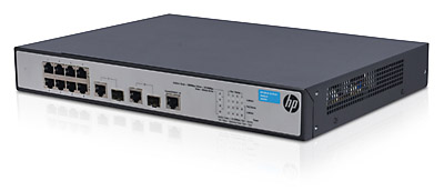 Switch HP JG537A 1910-8-PoE 8 portas 10/100, 63W PoE