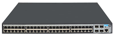 Switch HP JG928A 1920-48G-PoE 370W 48 portas GBit 4 SFP