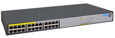 Switch HP 1420-24G-PoE (JH019A) 24 portas Gbit 124W PoE