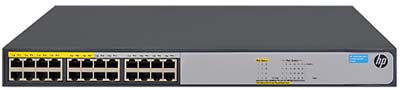 Switch HP 1420-24G-PoE (JH019A) 24 portas Gbit 124W PoE