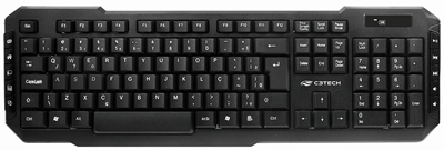 Teclado e mouse s/ fio C3Tech K-W40 10 teclas especiais